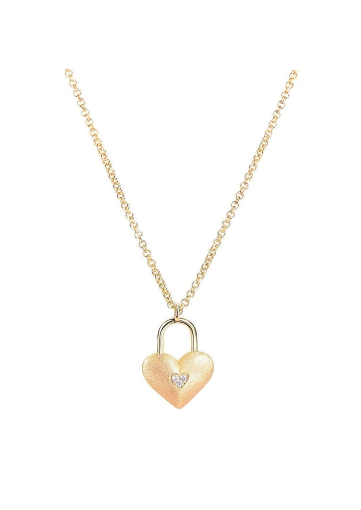 Heartlock Promise Pendant - Gem Vivi