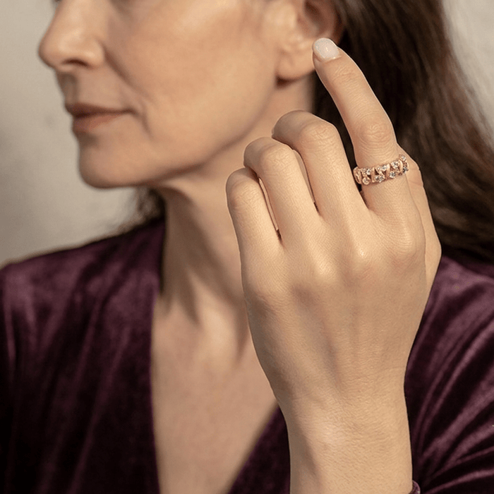 Helena Twist Ring - Gem Vivi