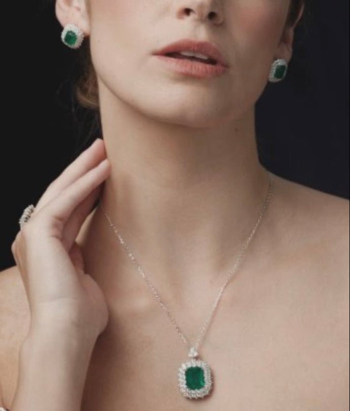 Imperial Emerald Garden Ring - Gem Vivi