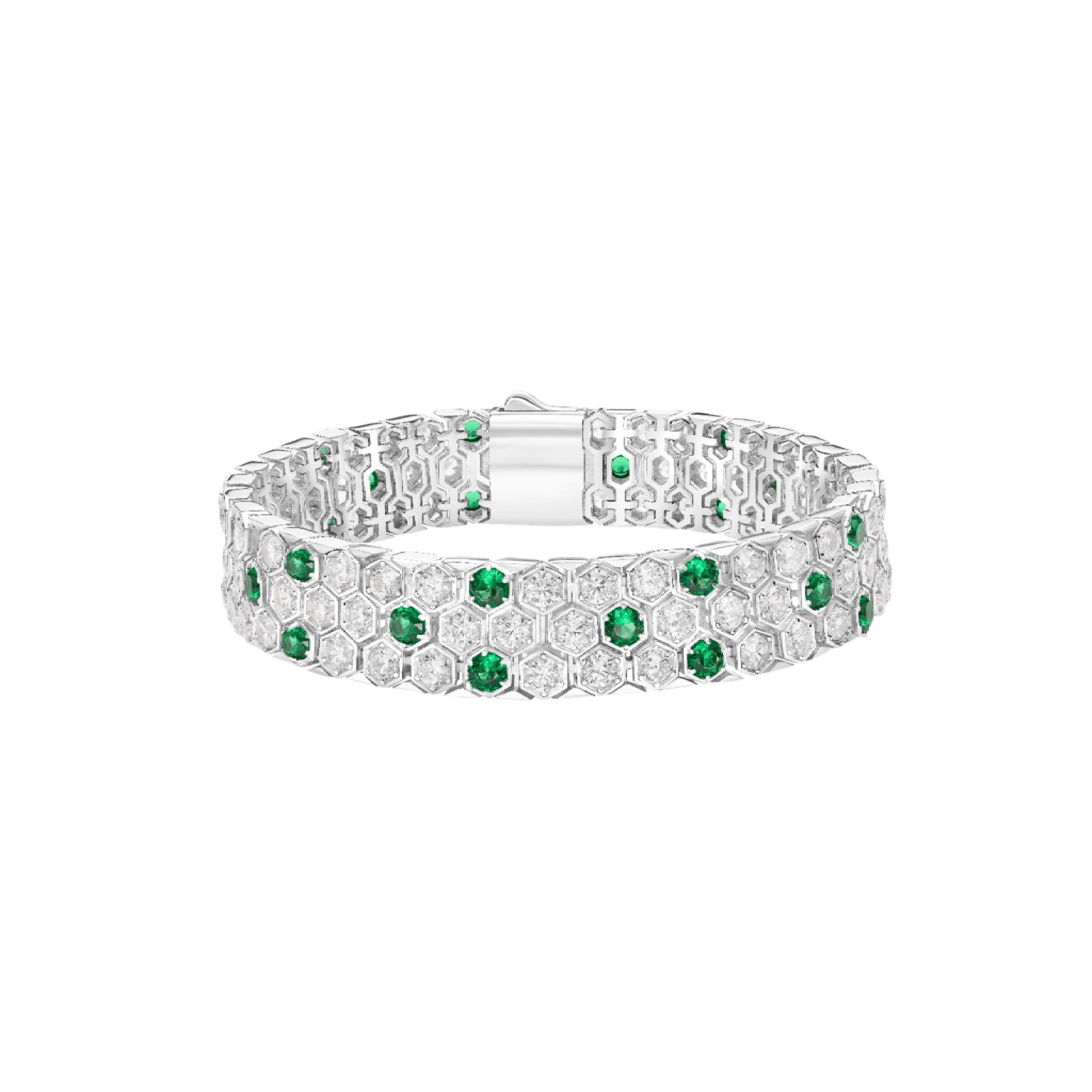 Imperial Garden Emerald Bracelet - Gem Vivi