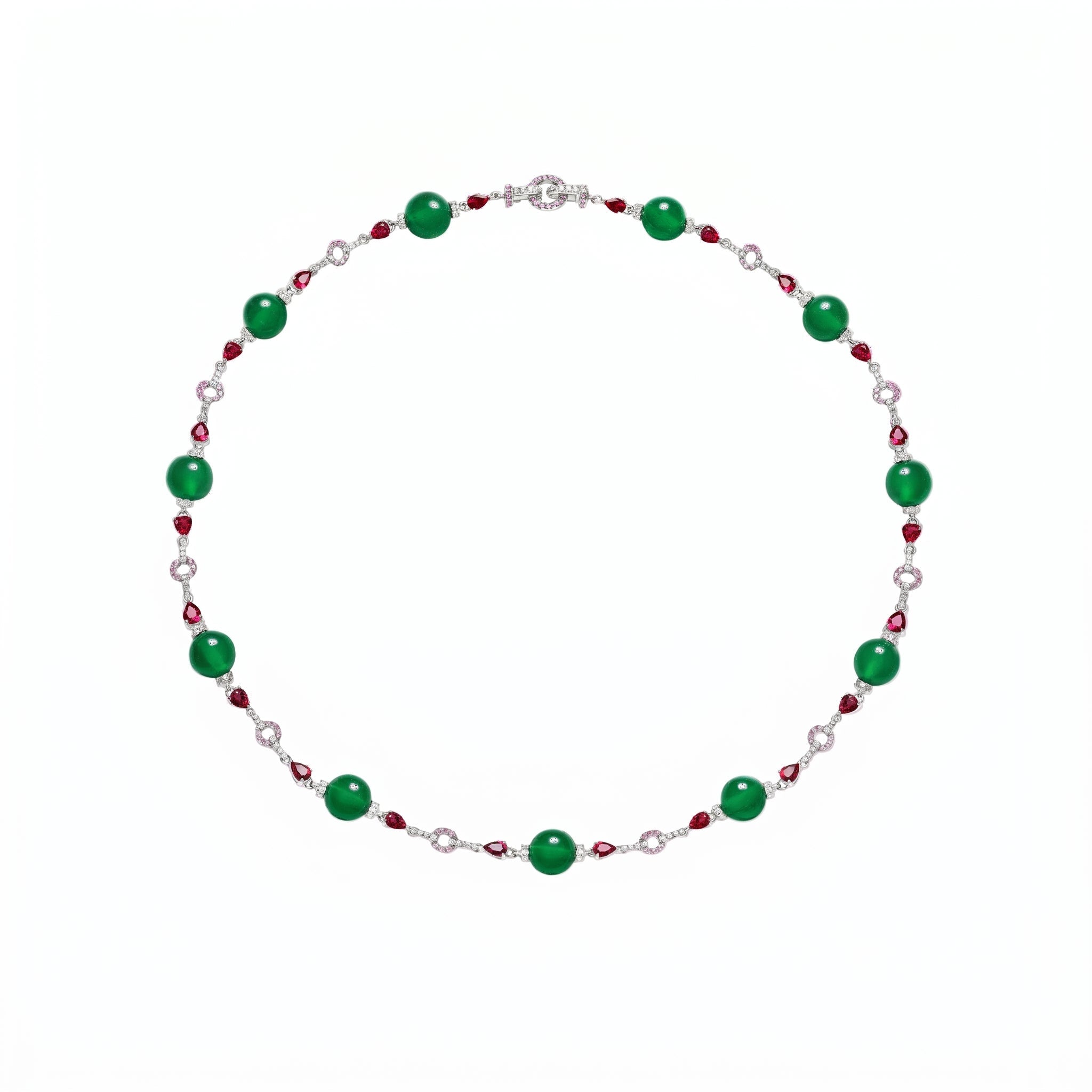 Imperial Orchard Jade Necklace - Gem Vivi