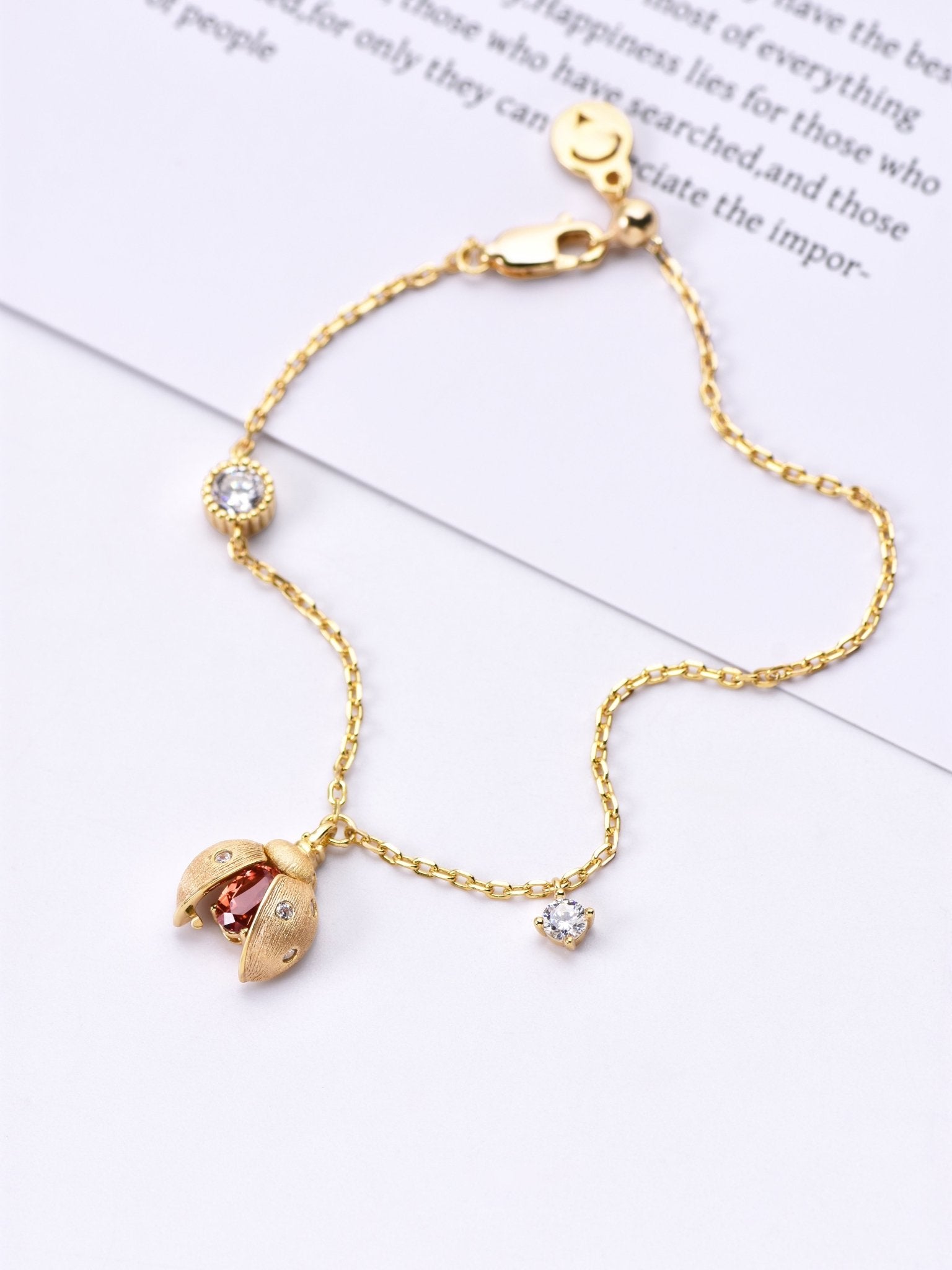 Ladybug Red Bracelet - Gem Vivi