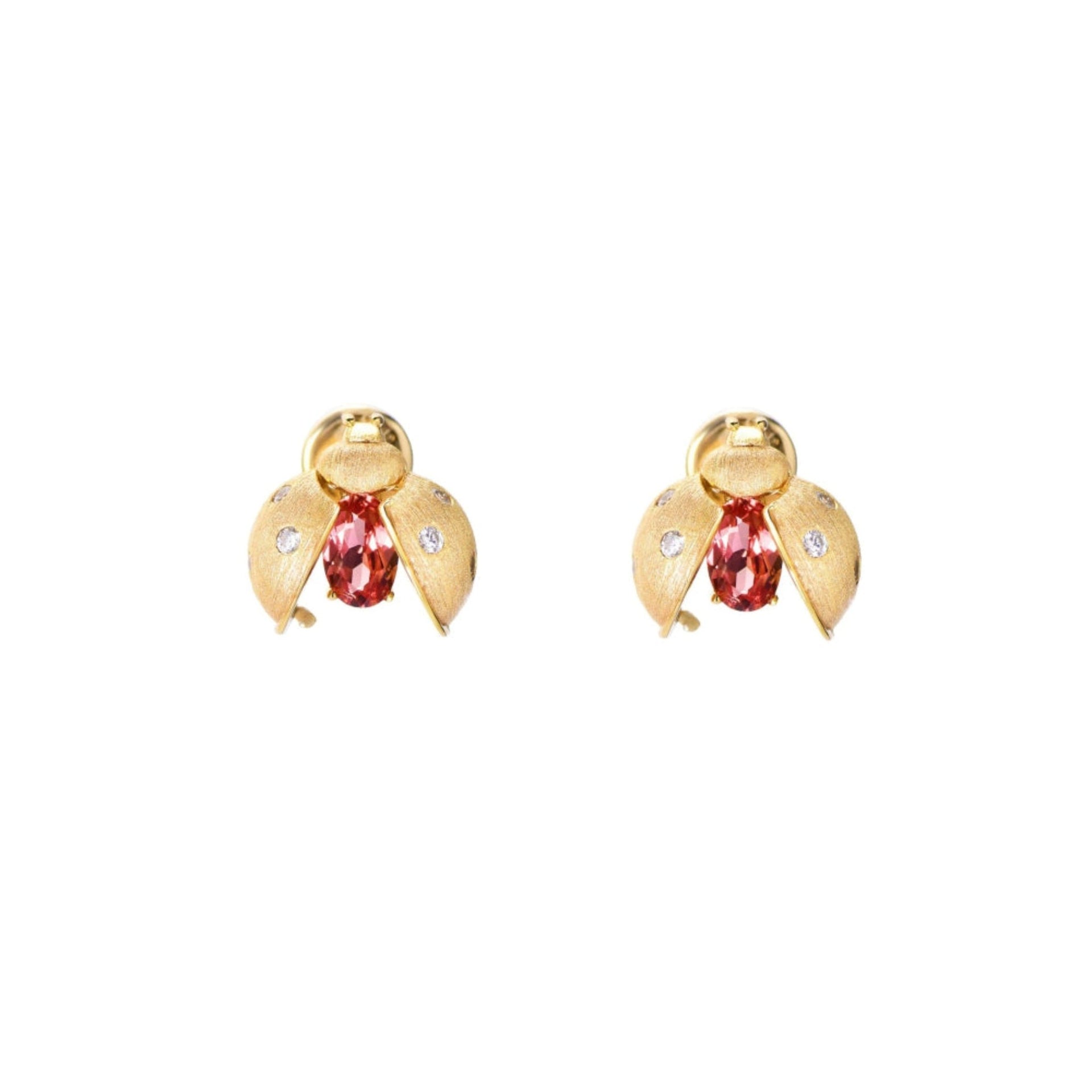 Ladybug Red Earrings - Gem Vivi