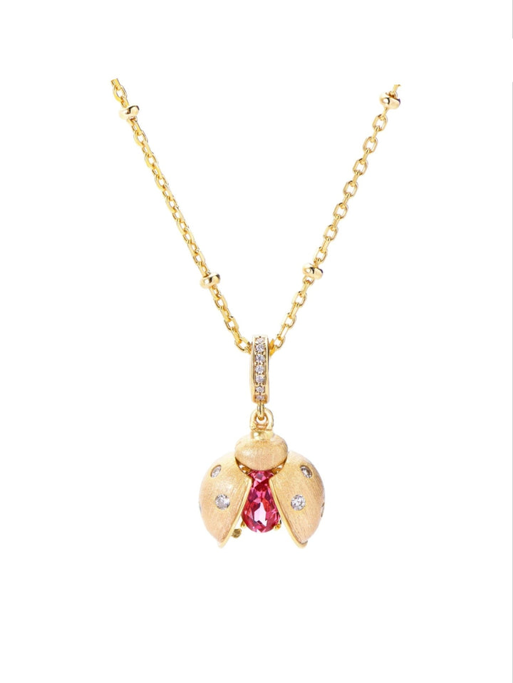 Ladybug Red Necklace - Gem Vivi