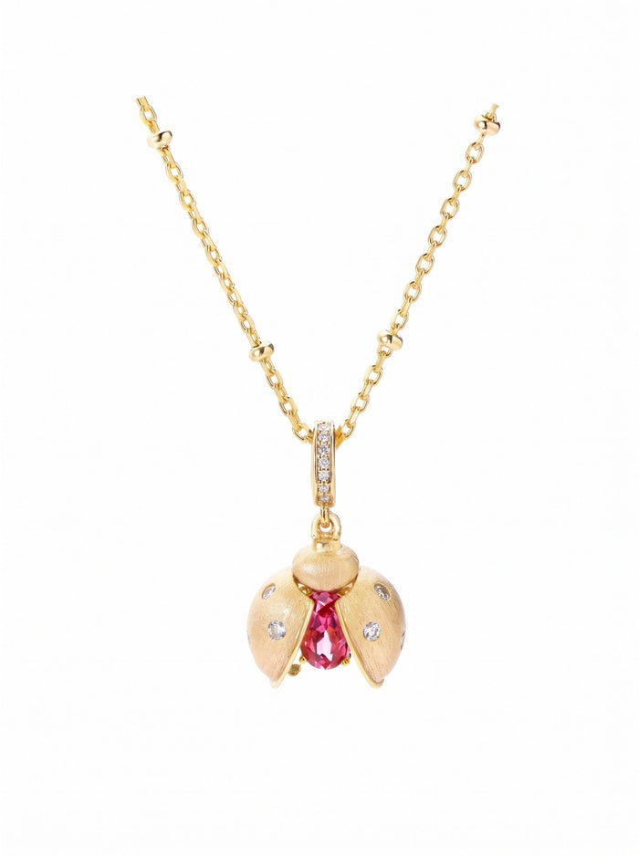 Ladybug Red Necklace