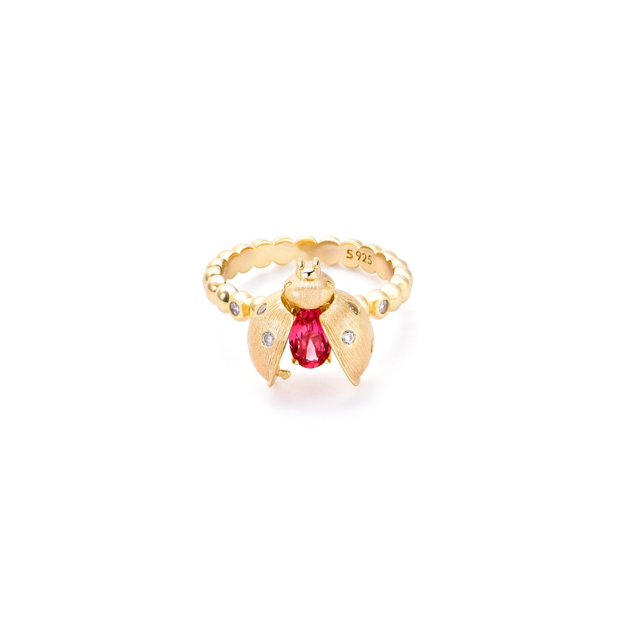 Ladybug Red Ring - Gem Vivi