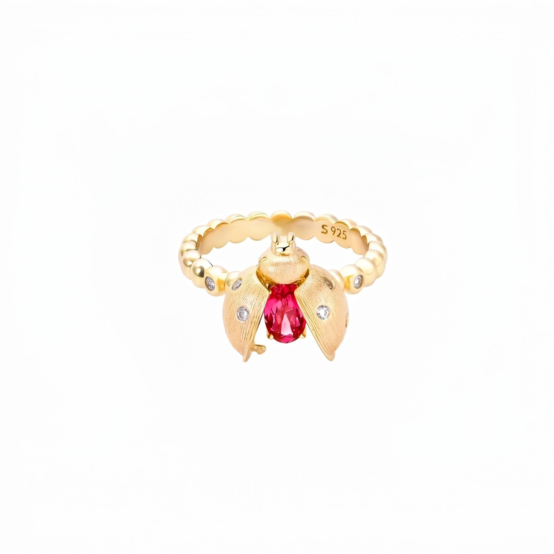 Ladybug Red Ring - Gem Vivi