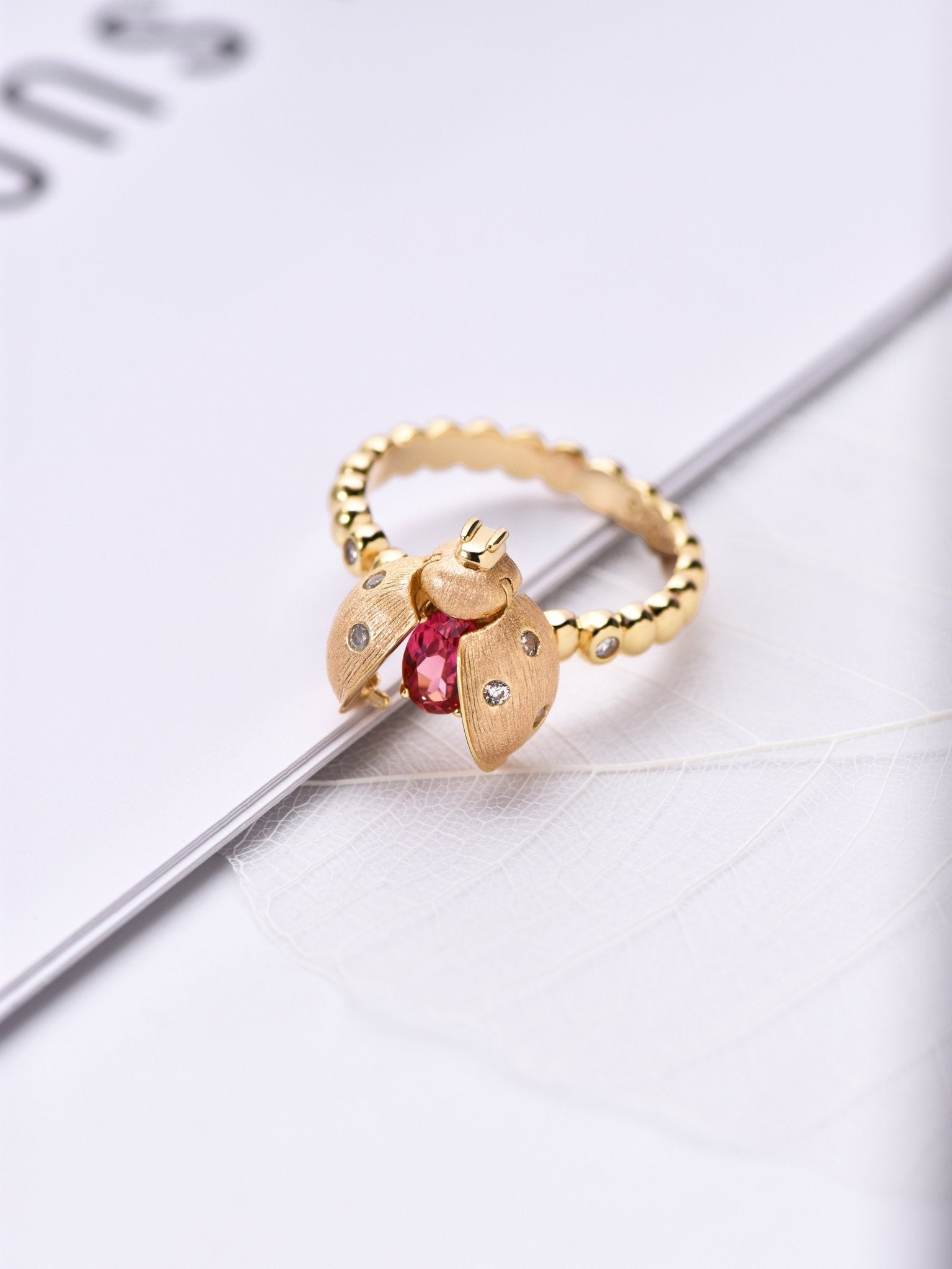Ladybug Red Ring - Gem Vivi