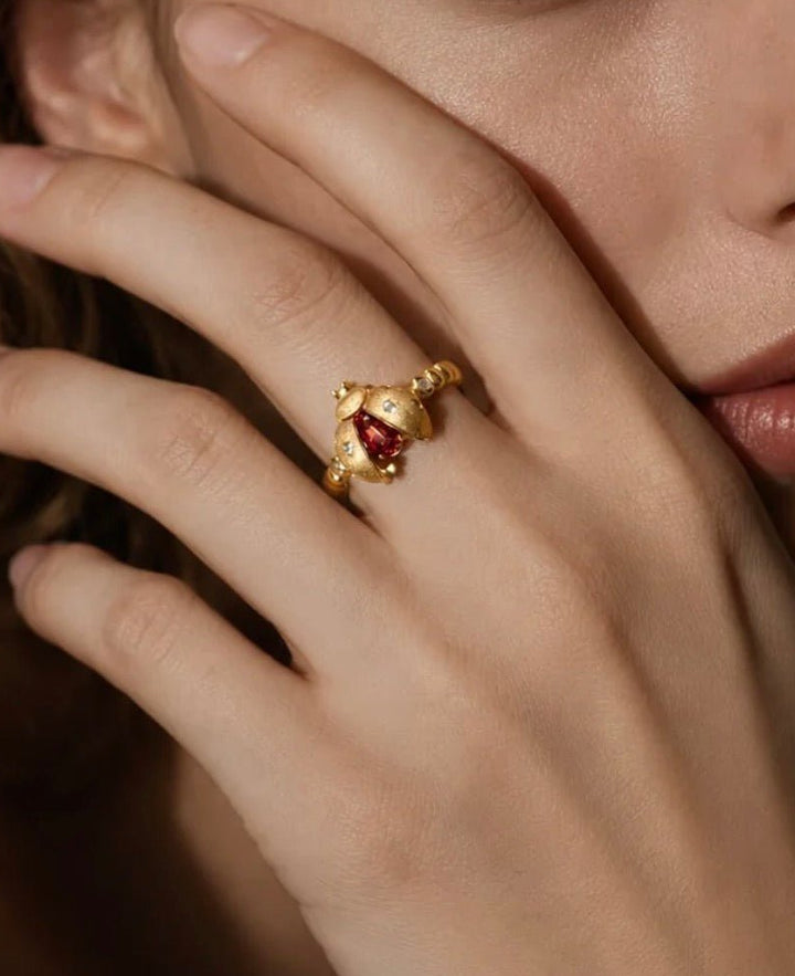 Ladybug Red Ring - Gem Vivi
