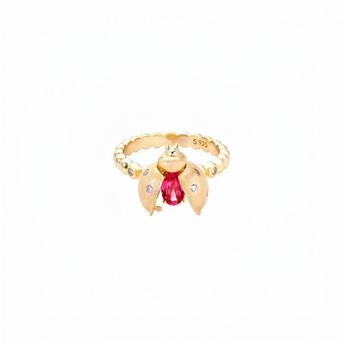 Ladybug Red Ring