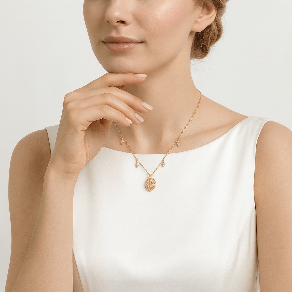 Lemon Canary Yellow Necklace - Gem Vivi