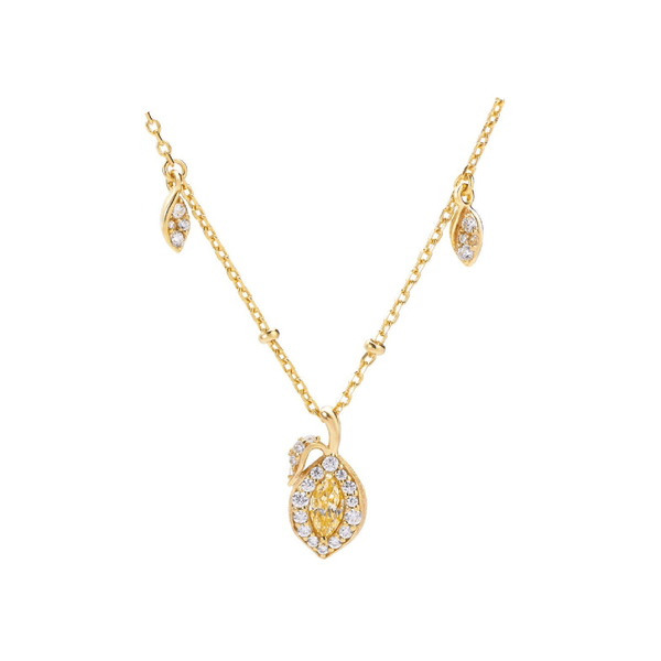Lemon Canary Yellow Necklace