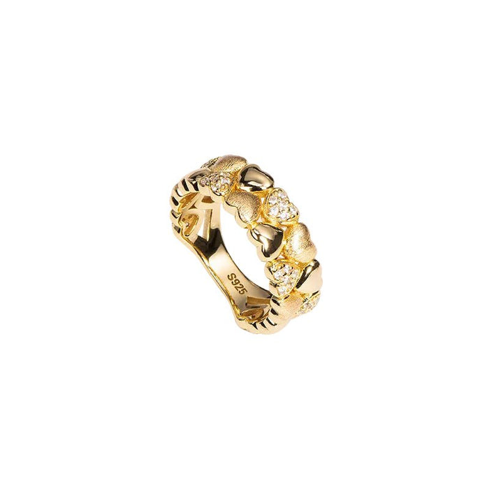 Luna Hearts Eternity Ring - Gem Vivi