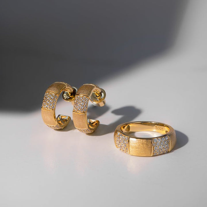 Lustre Pavé Satin Band - Gem Vivi