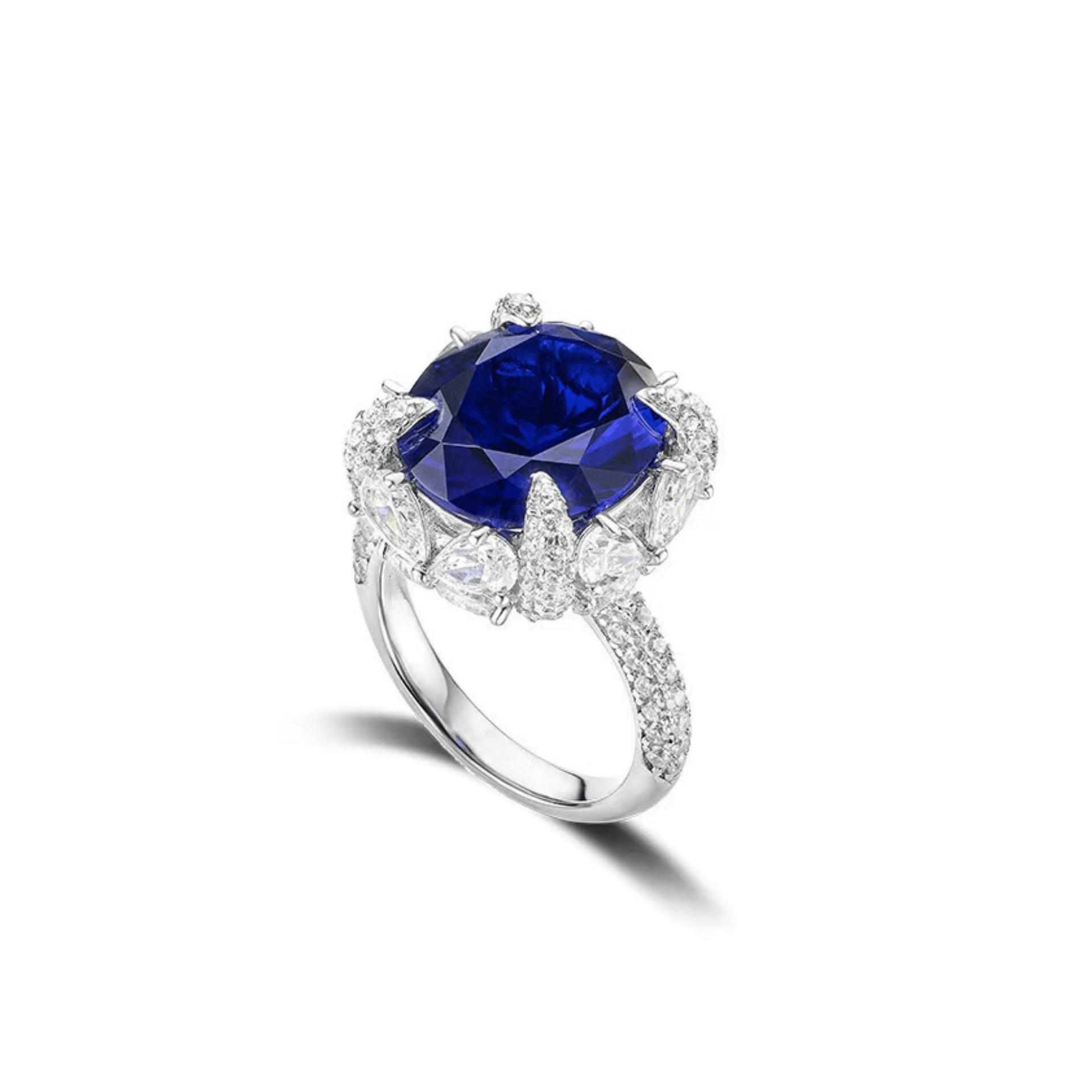 Midnight Crown Sapphire Ring - Gem Vivi