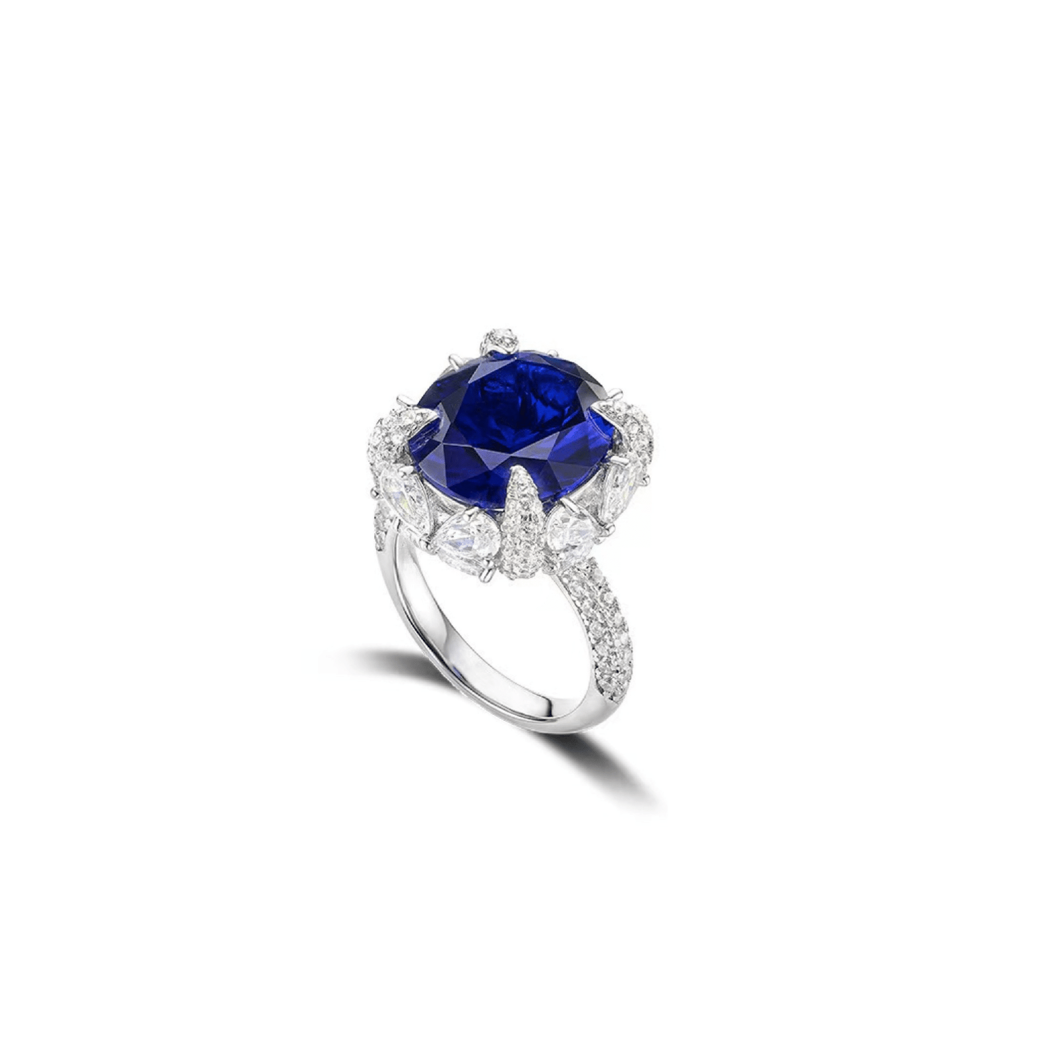 Midnight Crown Sapphire Ring - Gem Vivi