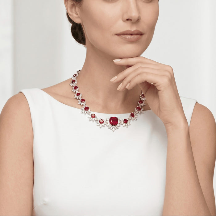 Midnight Starburst Necklace - Gem Vivi
