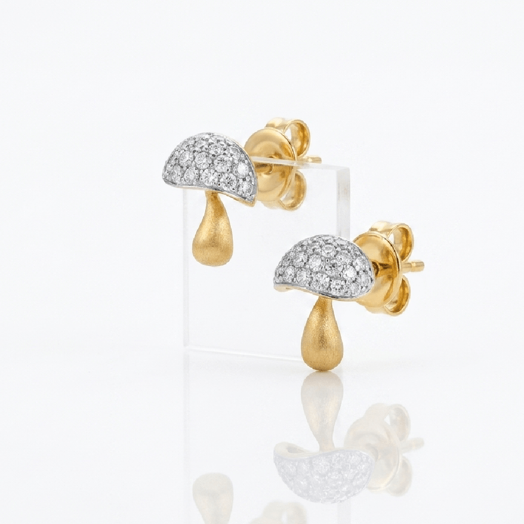 Mushroom Earrings - Gem Vivi
