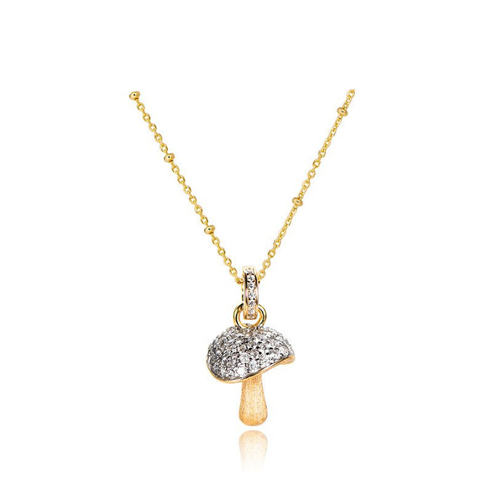 Mushroom necklace - Gem Vivi