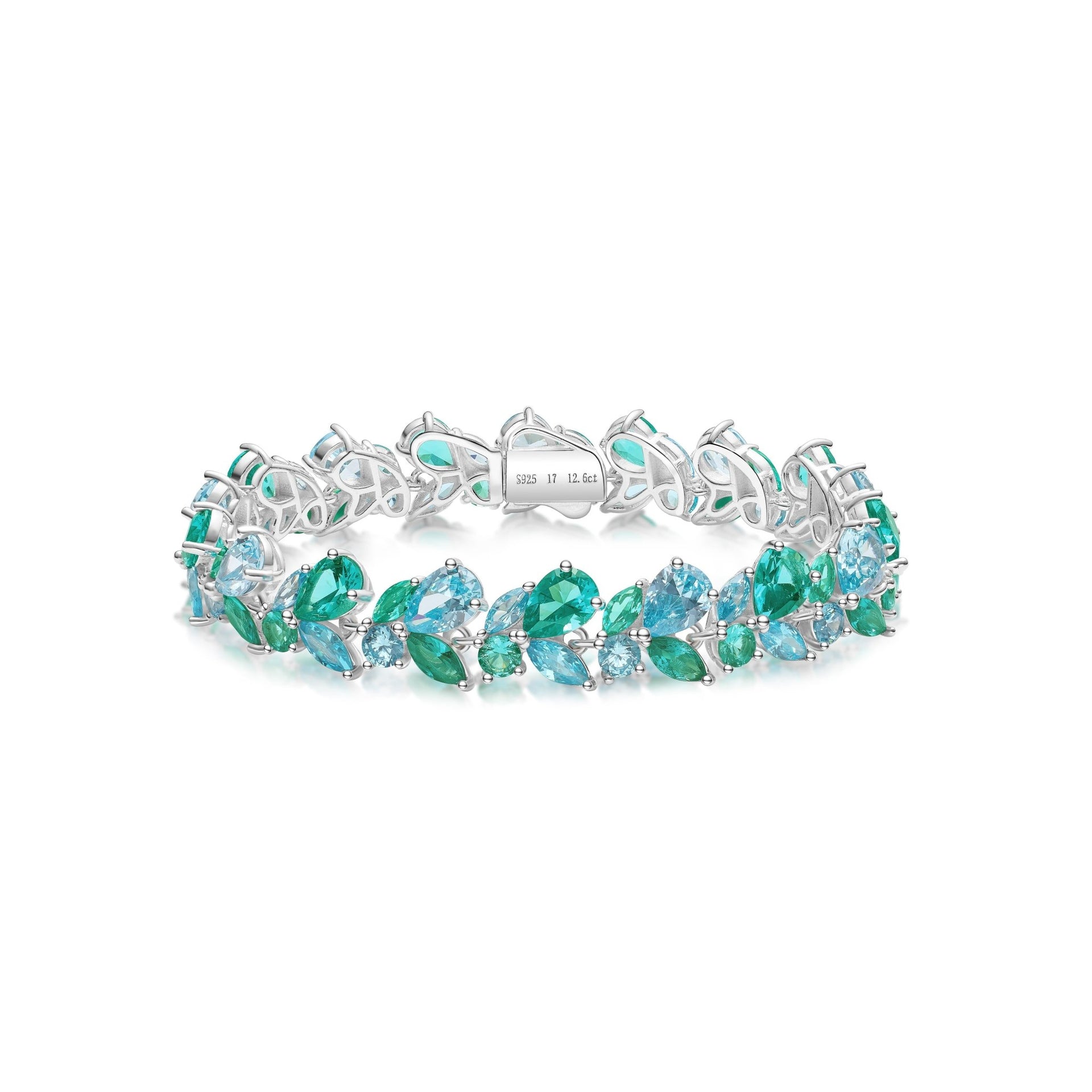 Ocean Prism Paraiba Duo Bracelet - Gem Vivi