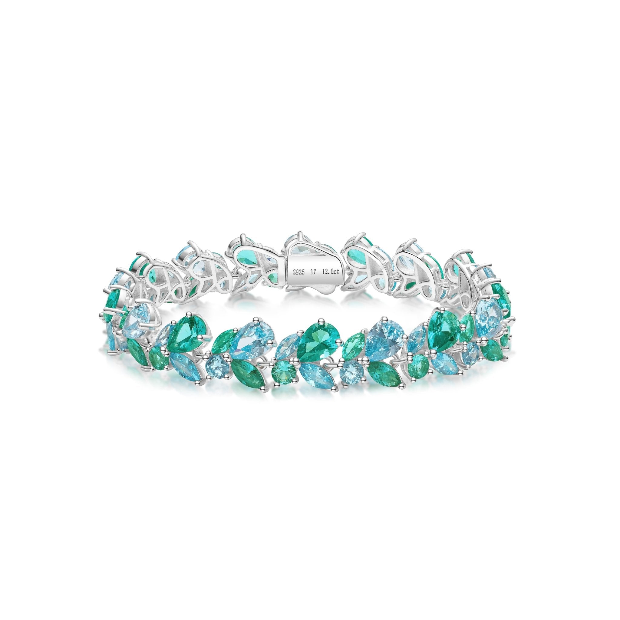 Ocean Prism Paraiba Duo Bracelet - Gem Vivi