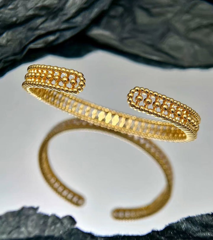 Olympia Beaded Sparkle Bangle - Gem Vivi