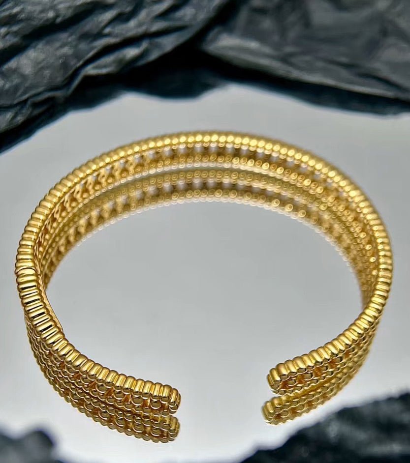 Olympia Beaded Sparkle Bangle - Gem Vivi