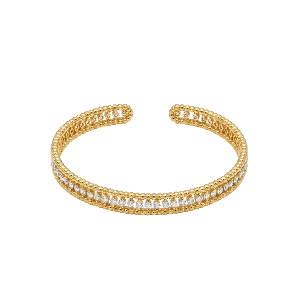 Olympia Beaded Sparkle Bangle - Gem Vivi