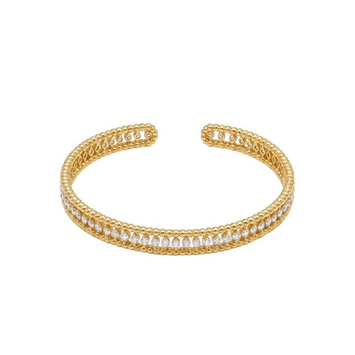 Olympia Beaded Sparkle Bangle - Gem Vivi