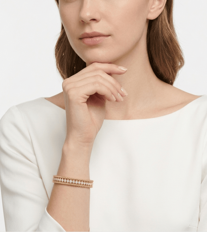 Olympia Beaded Sparkle Bangle - Gem Vivi