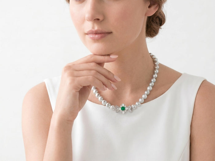 Paraiba Pearl Beaded Necklace - Gem Vivi