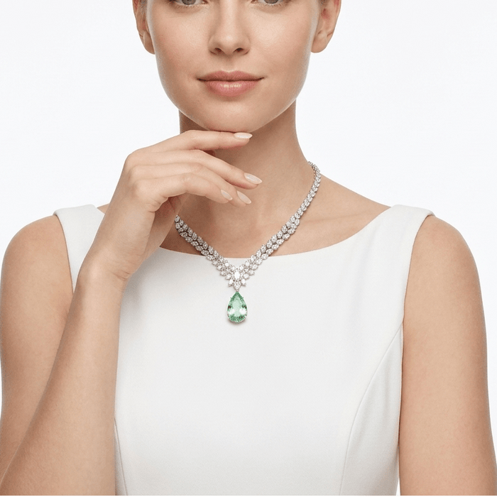 Paraiba Raindrop Royale Necklace - Gem Vivi