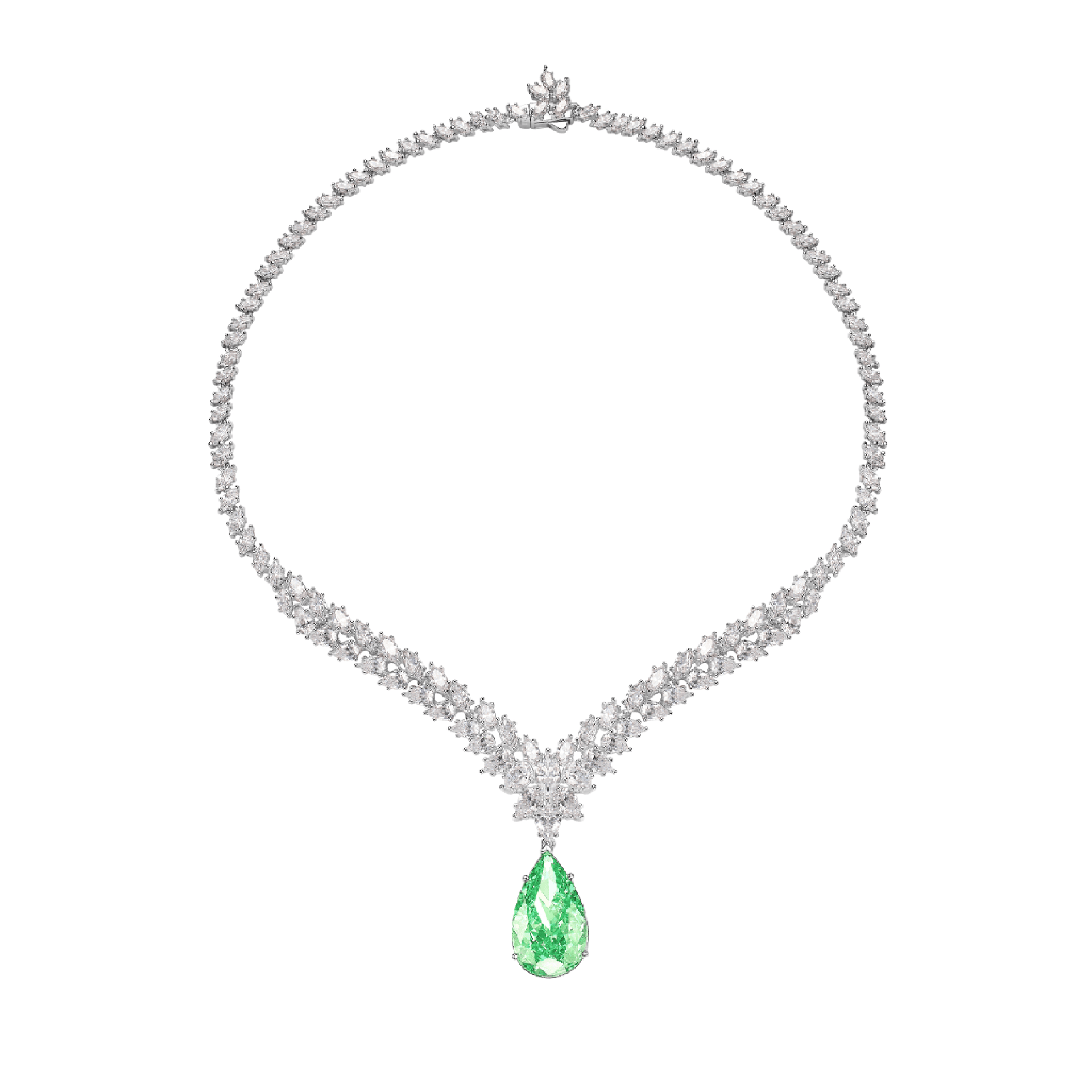 Paraiba Raindrop Royale Necklace - Gem Vivi