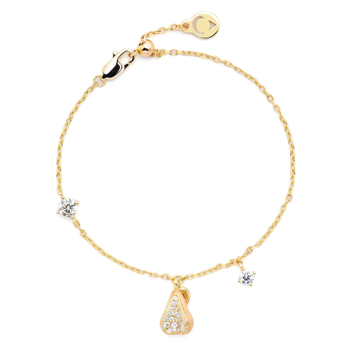 Pear White Bracelet - Gem Vivi