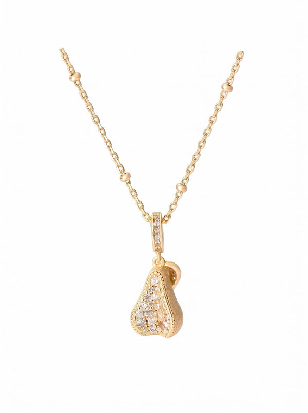 Pear White Necklace