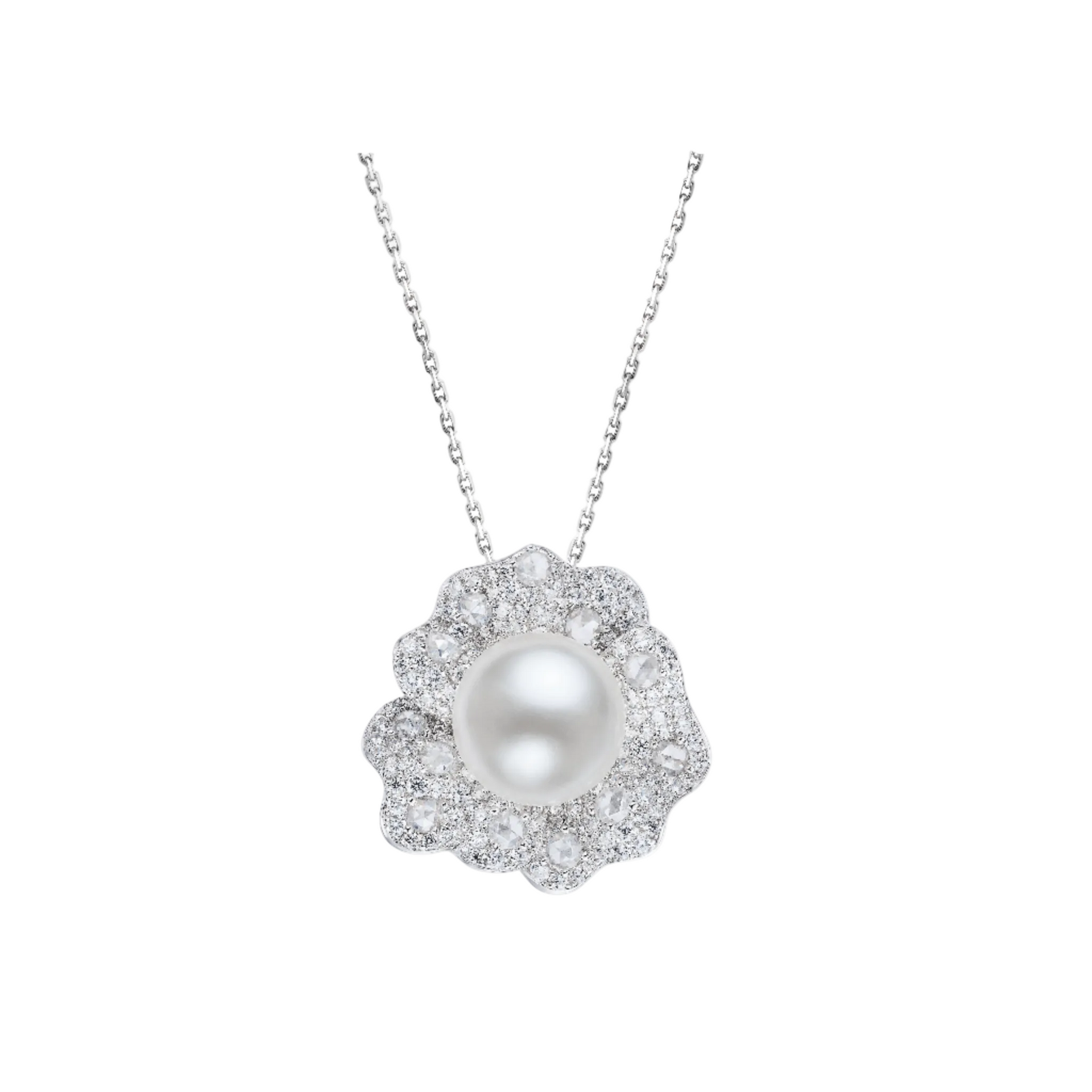 Pearl Bloom Pendant Necklace - Gem Vivi