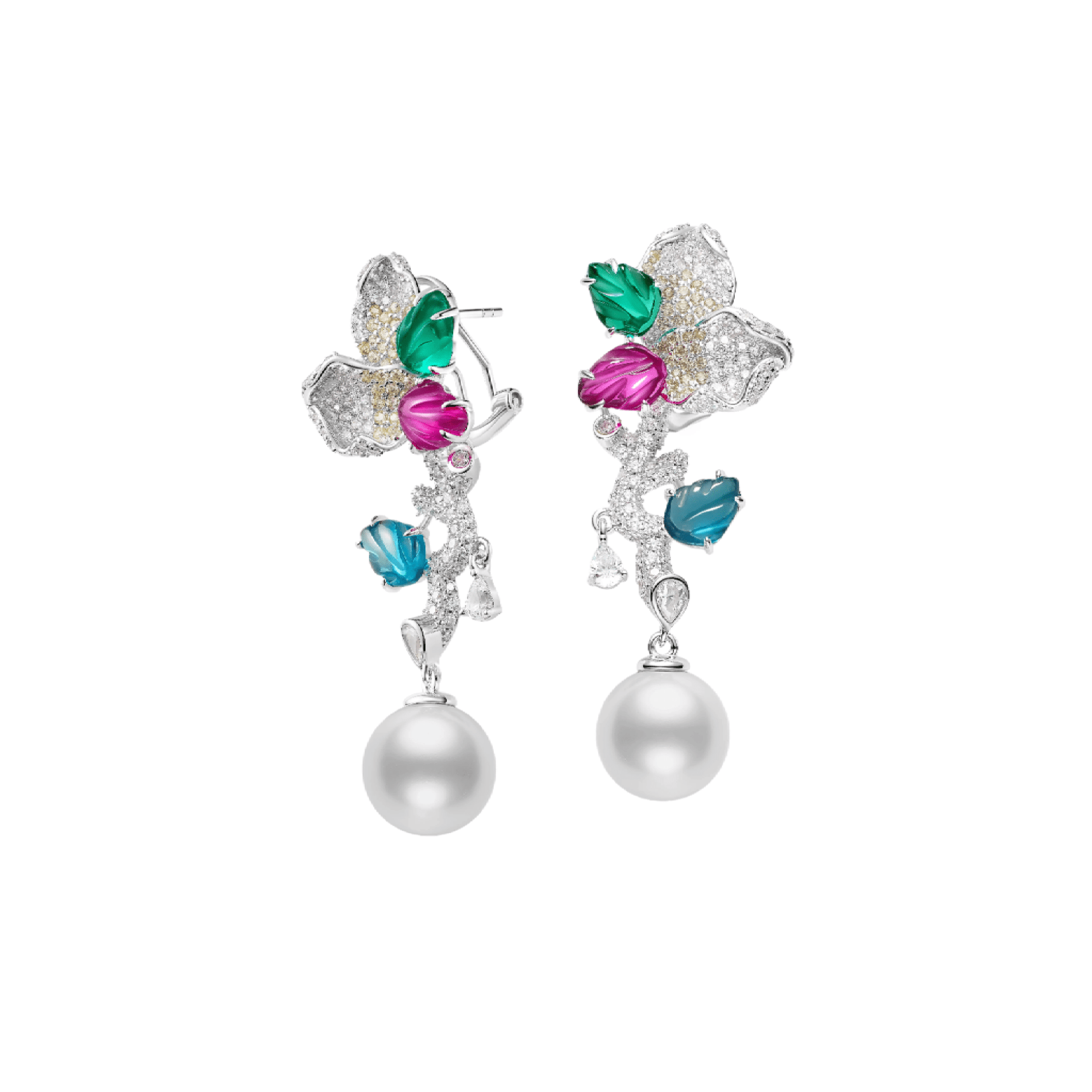 Pearl Glow Drop Earrings - Gem Vivi