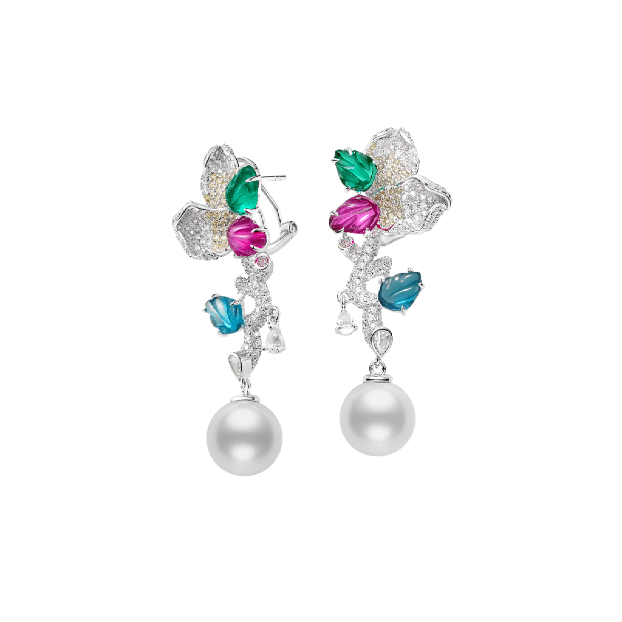 Pearl Glow Drop Earrings - Gem Vivi