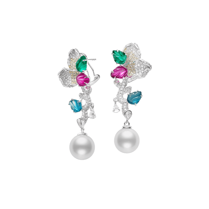 Pearl Glow Drop Earrings - Gem Vivi