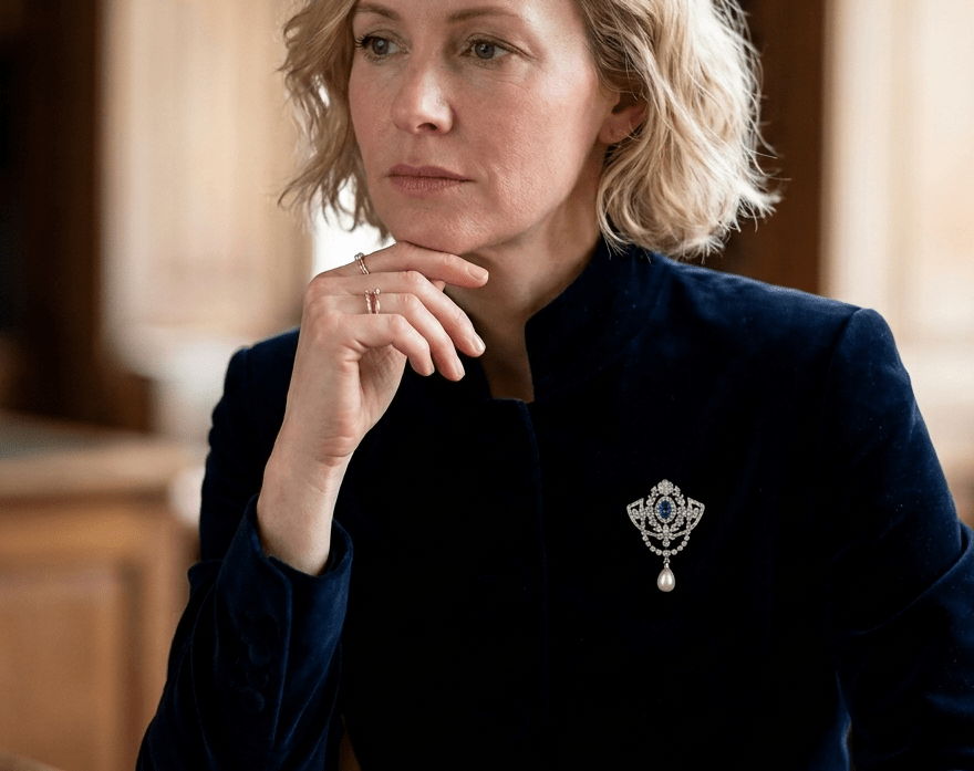 Pearl Heirloom Brooch - Gem Vivi