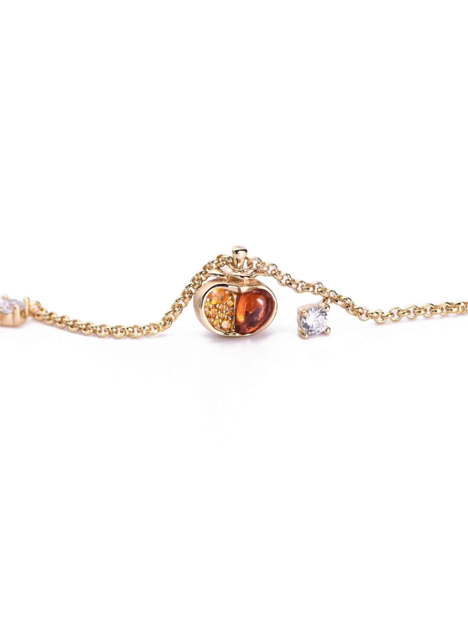 Persimmon Orange Bracelet - Gem Vivi