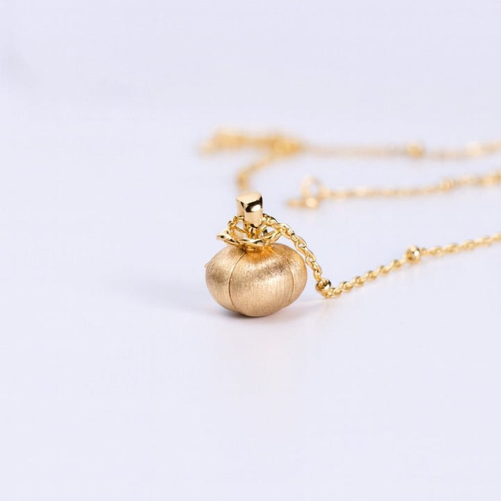 Persimmon Orange Necklace - Gem Vivi