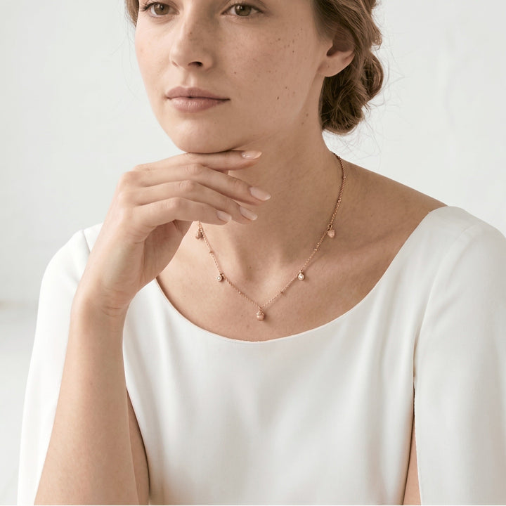 Petite Acorn Drop Necklace - Gem Vivi