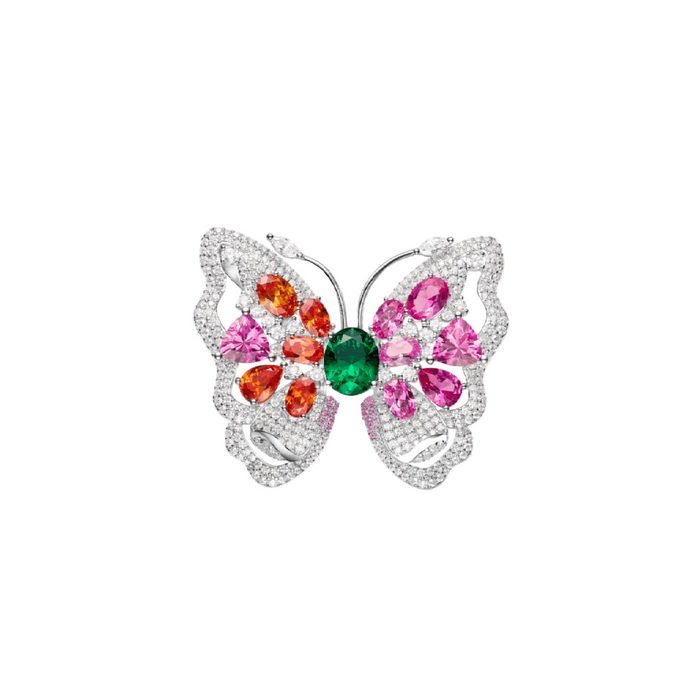 Prism Flutter Butterfly Brooch - Gem Vivi