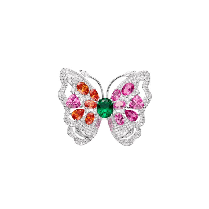 Prism Flutter Butterfly Brooch - Gem Vivi