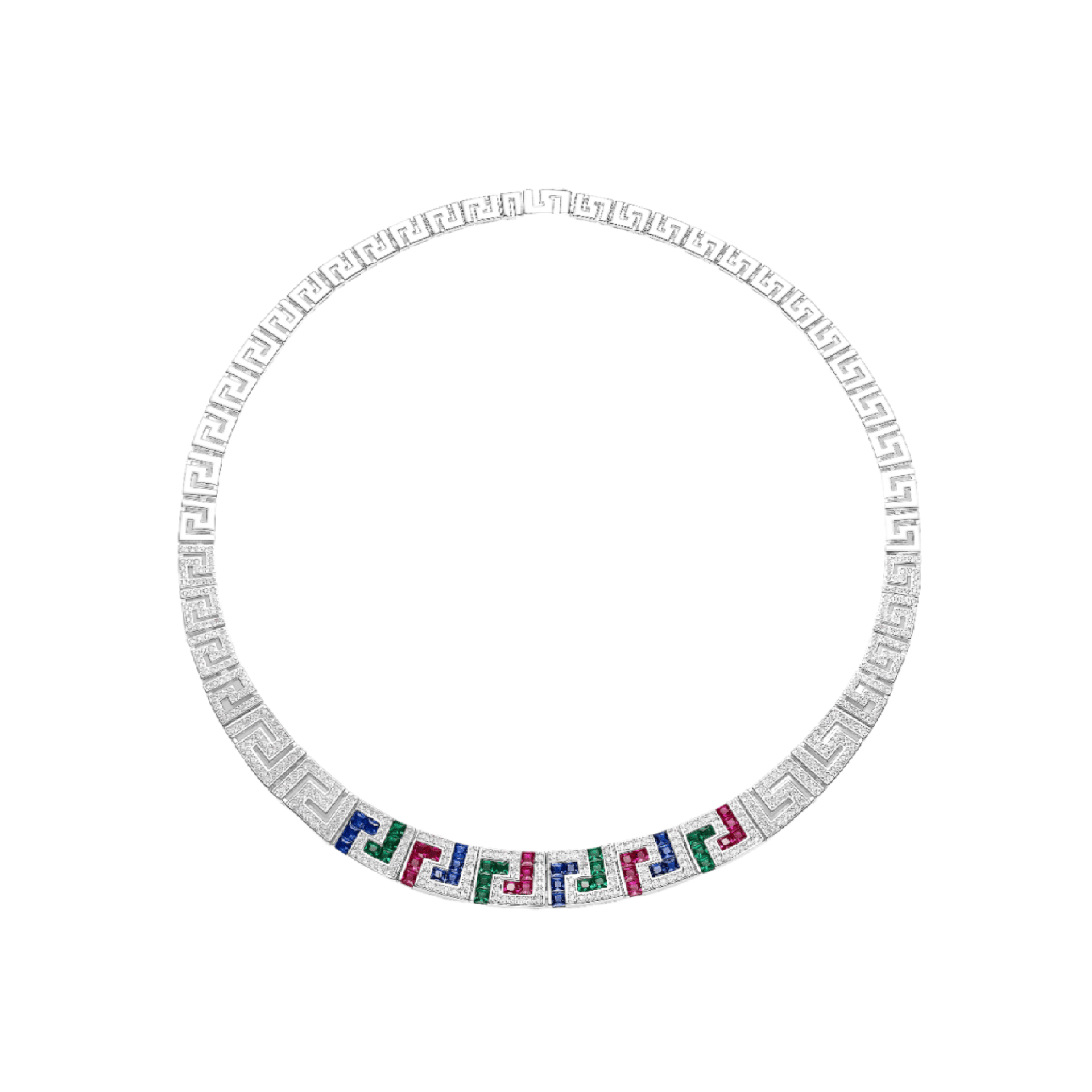 Prism Labyrinth Collar Necklace - Gem Vivi