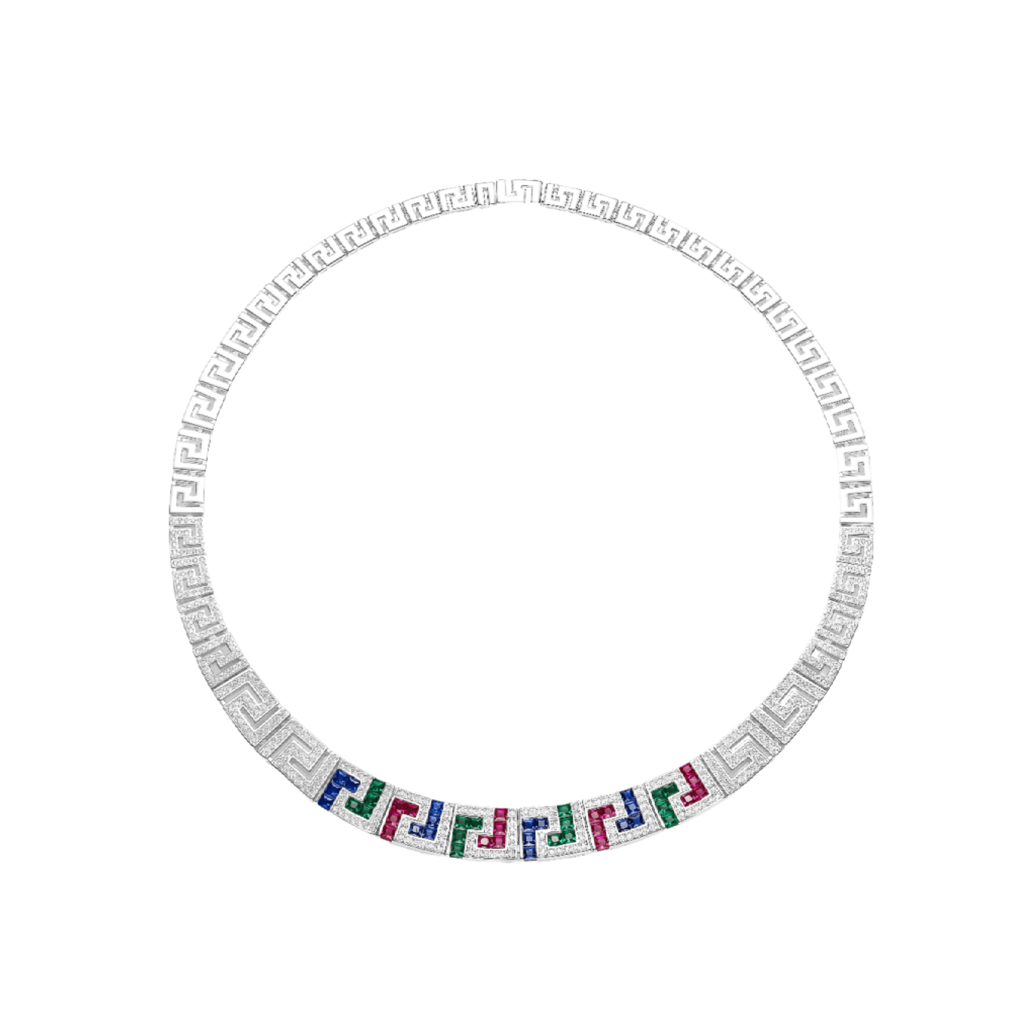 Prism Labyrinth Collar Necklace - Gem Vivi