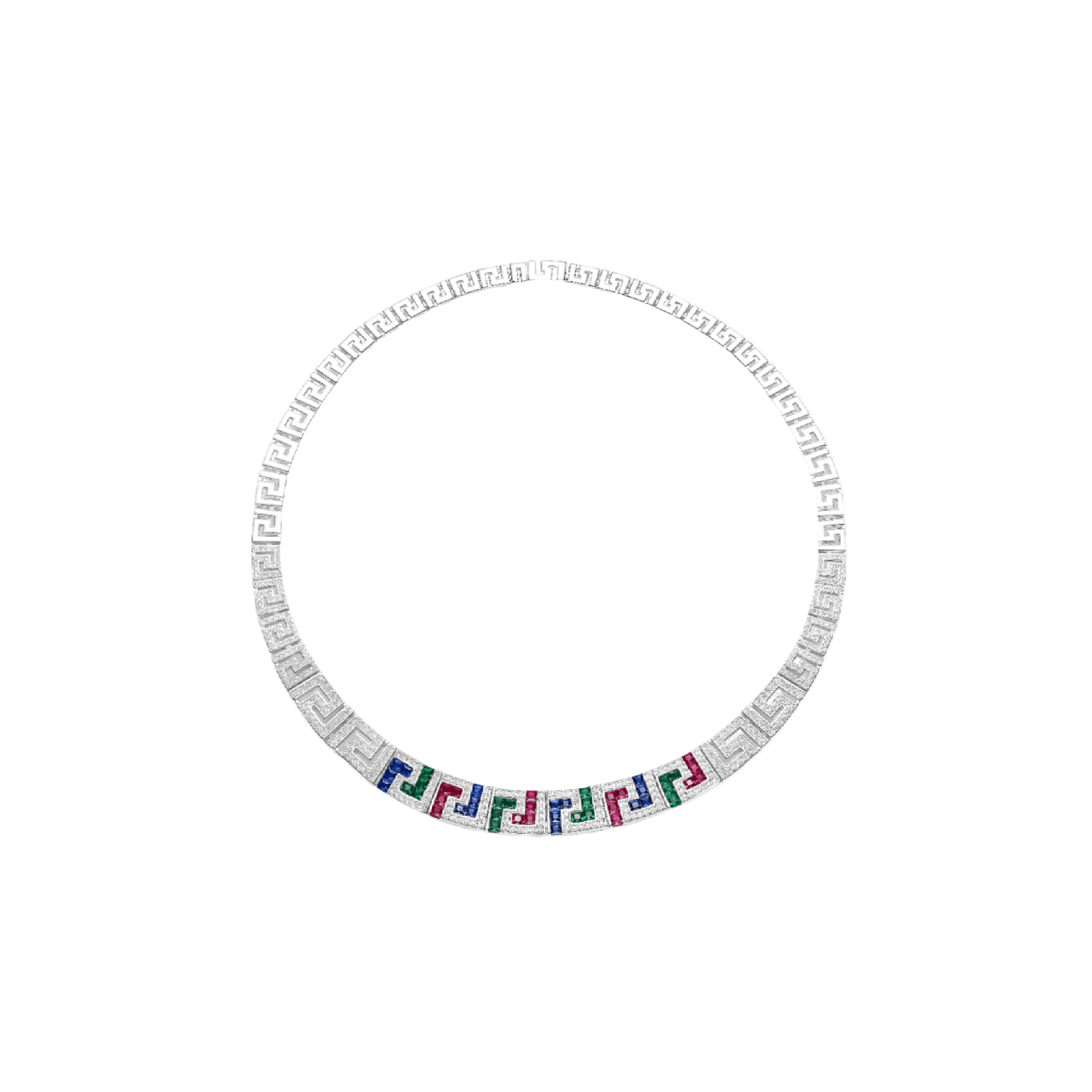 Prism Labyrinth Collar Necklace - Gem Vivi