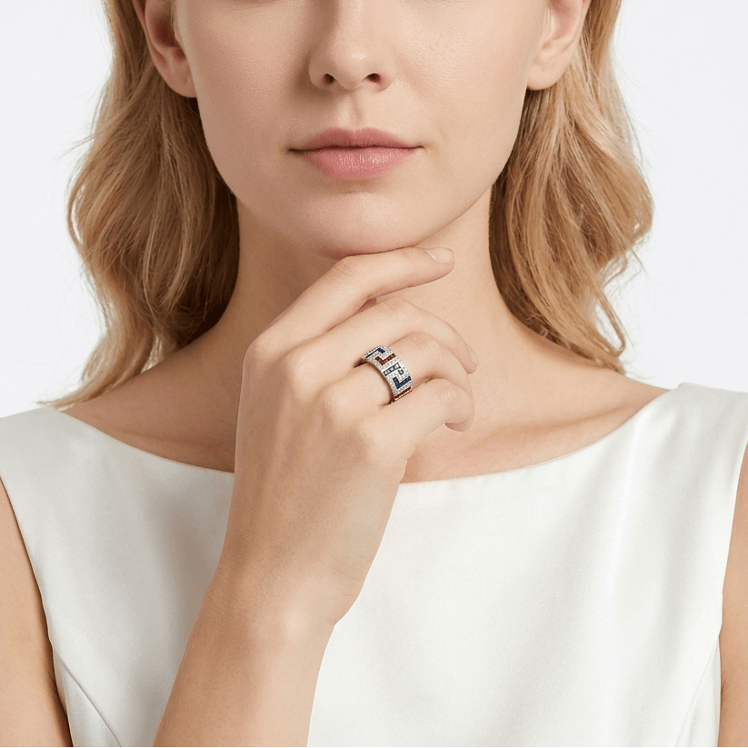 Prism Labyrinth Ring - Gem Vivi