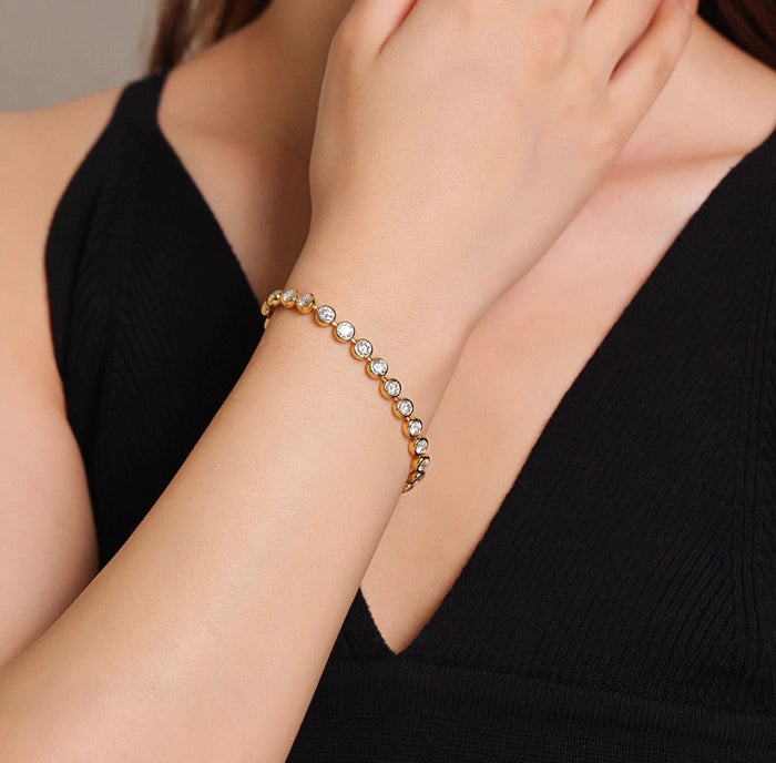 Radiance Bezel Bracelet - Gem Vivi
